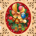 Christmas Bells Tree Topper by D. Gelsinger - Designocracy - 89496