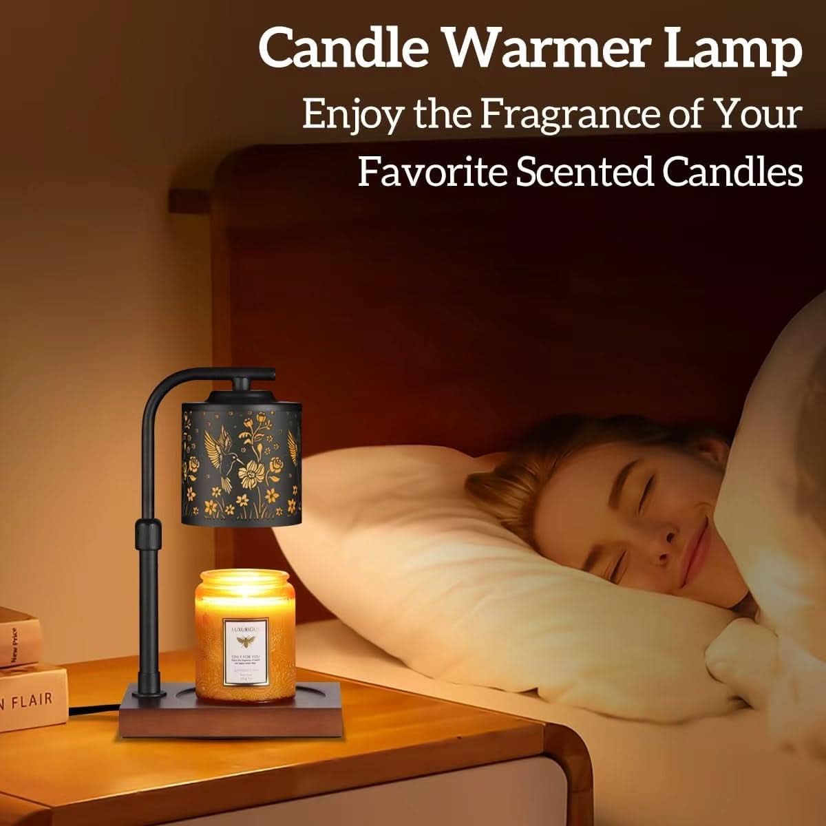 Candle Warmer Lamp Dimmable Adjustable Height Decor