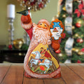 Saint George Tiny Tale Santa Christmas Figurine by G. DeBrekht - Christmas Santa Snowman Decor - 561634