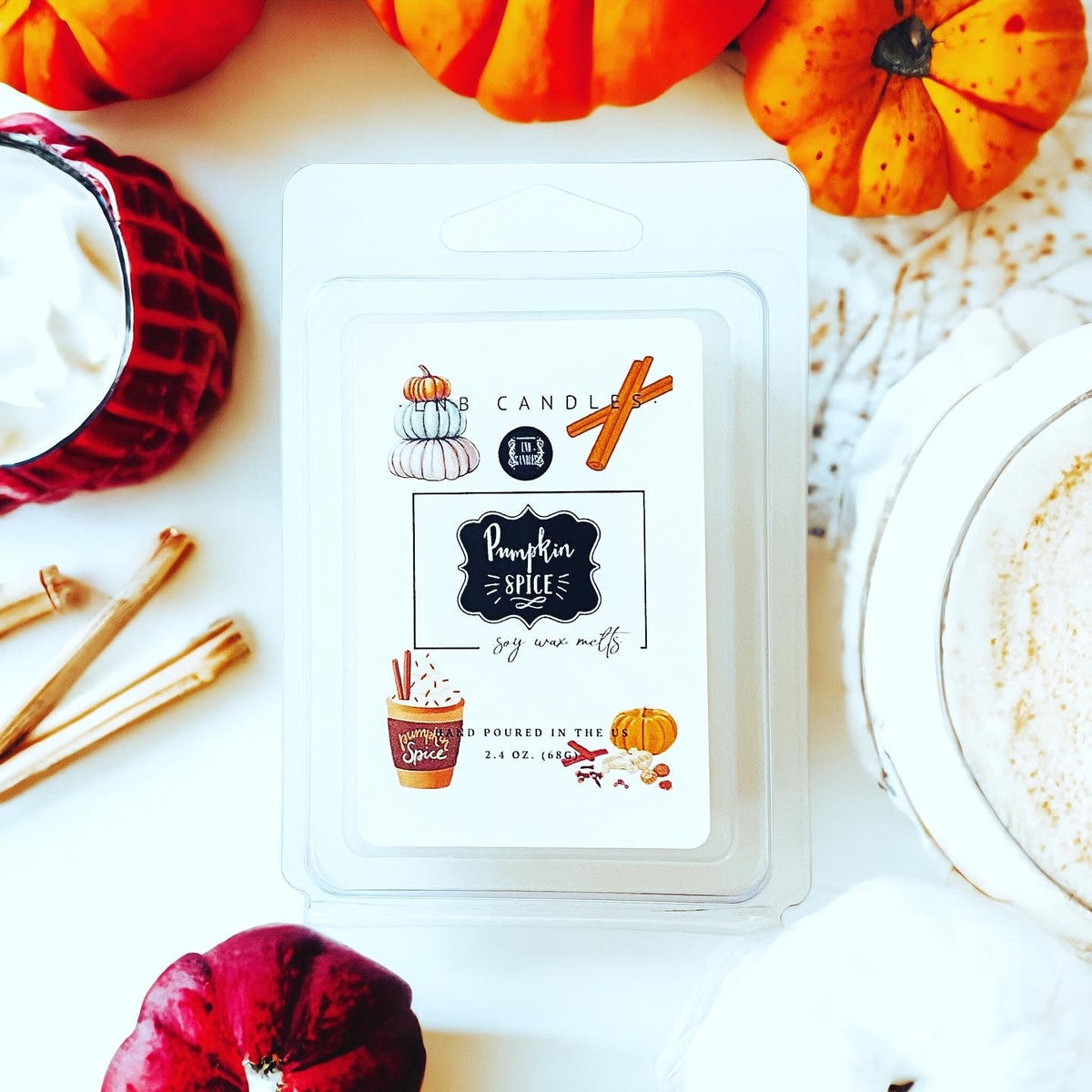 Pumpkin Spice Wax Melts Soy 3 PACK